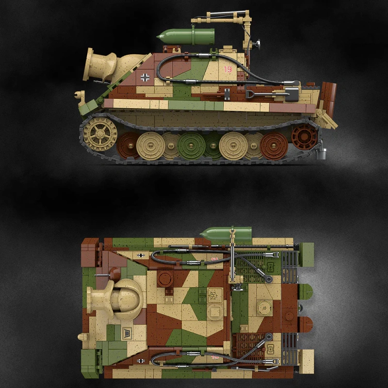 QUANGUAN 100315 SturmTiger German 38cm Assault Mortar 1:28 Military
