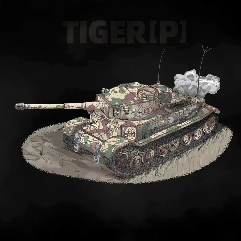 QUANGUAN 100302 Tiger P Armored Command Vehicle Tank Military