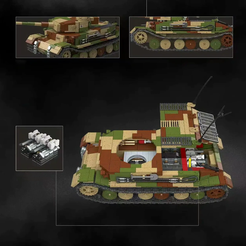 QUANGUAN 100302 Tiger P Armored Command Vehicle Tank Military