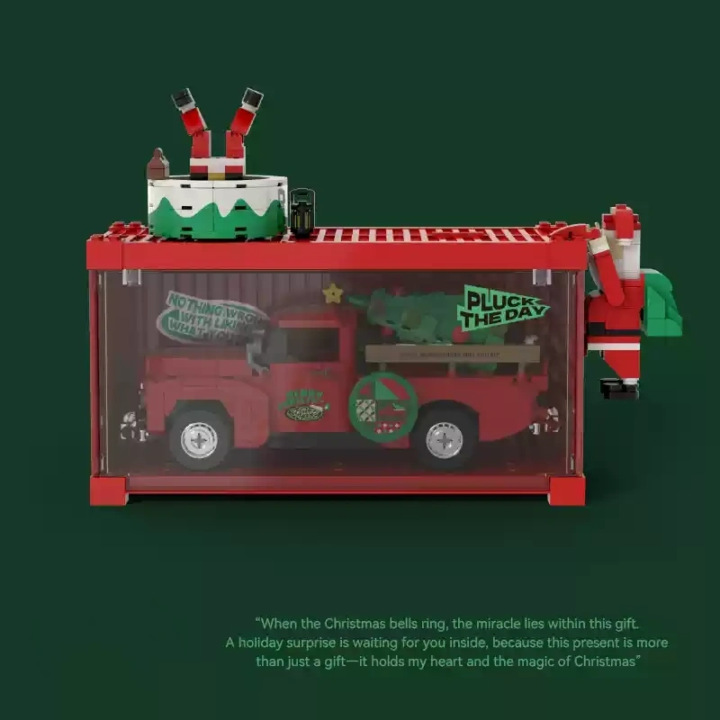 [Deal] PowerBlock PB8849 Christmas Limited Edition Truck 8-Wide 1:32 Scale Car Technic