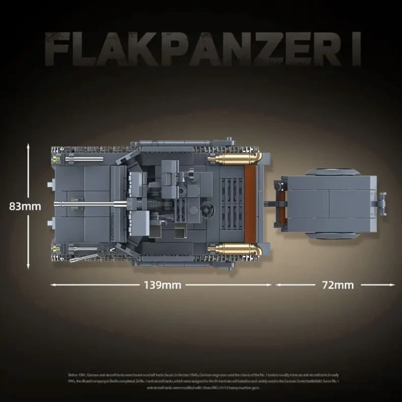 QUANGUAN 100299 Flakpanzer I Tank Military
