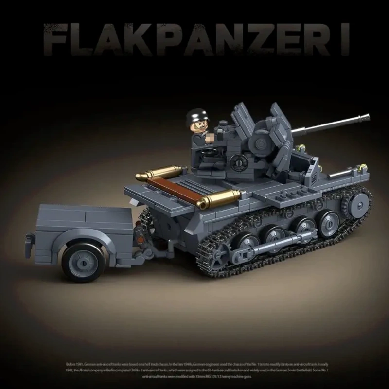 QUANGUAN 100299 Flakpanzer I Tank Military