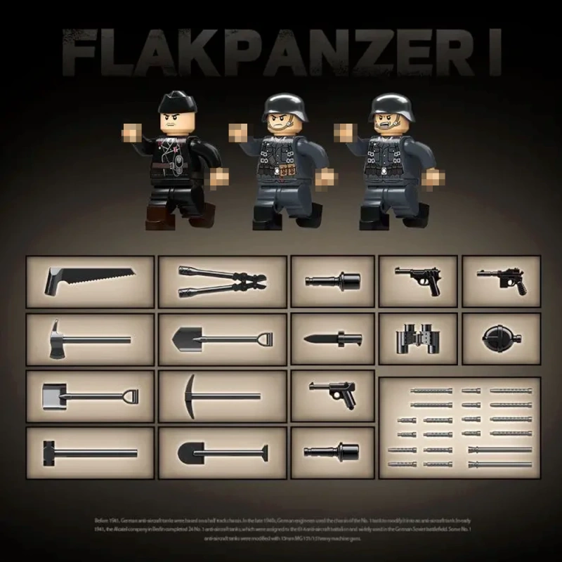 QUANGUAN 100299 Flakpanzer I Tank Military