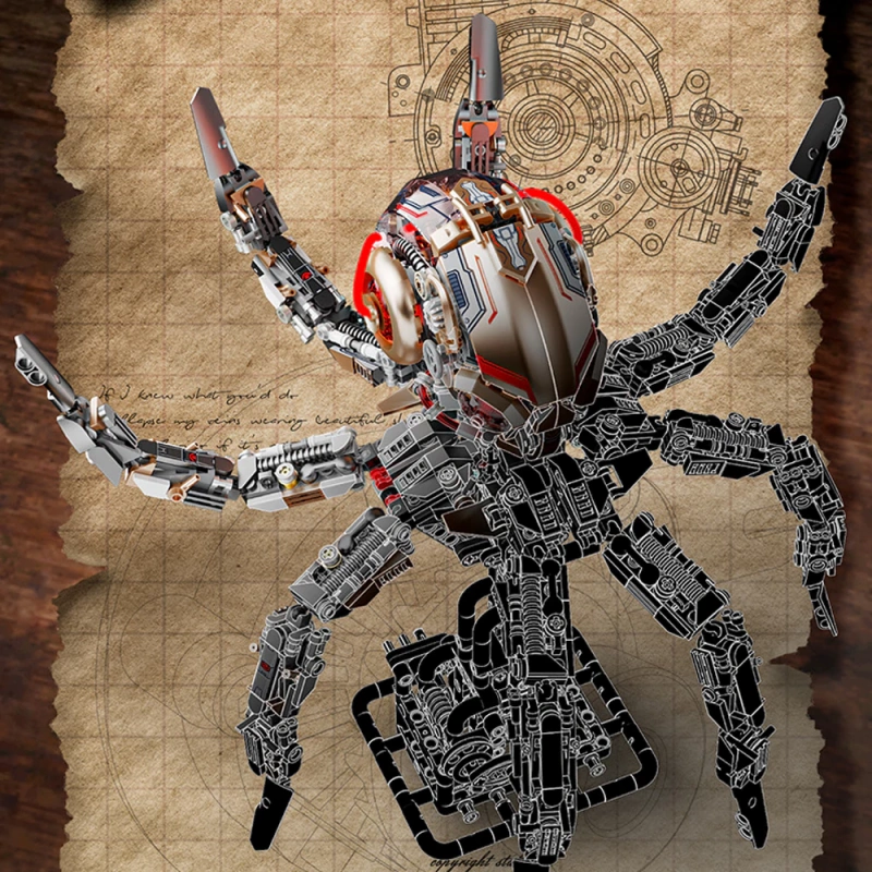 MJI 13085 Machiner Semi Mechanical Octopus Creator Expert