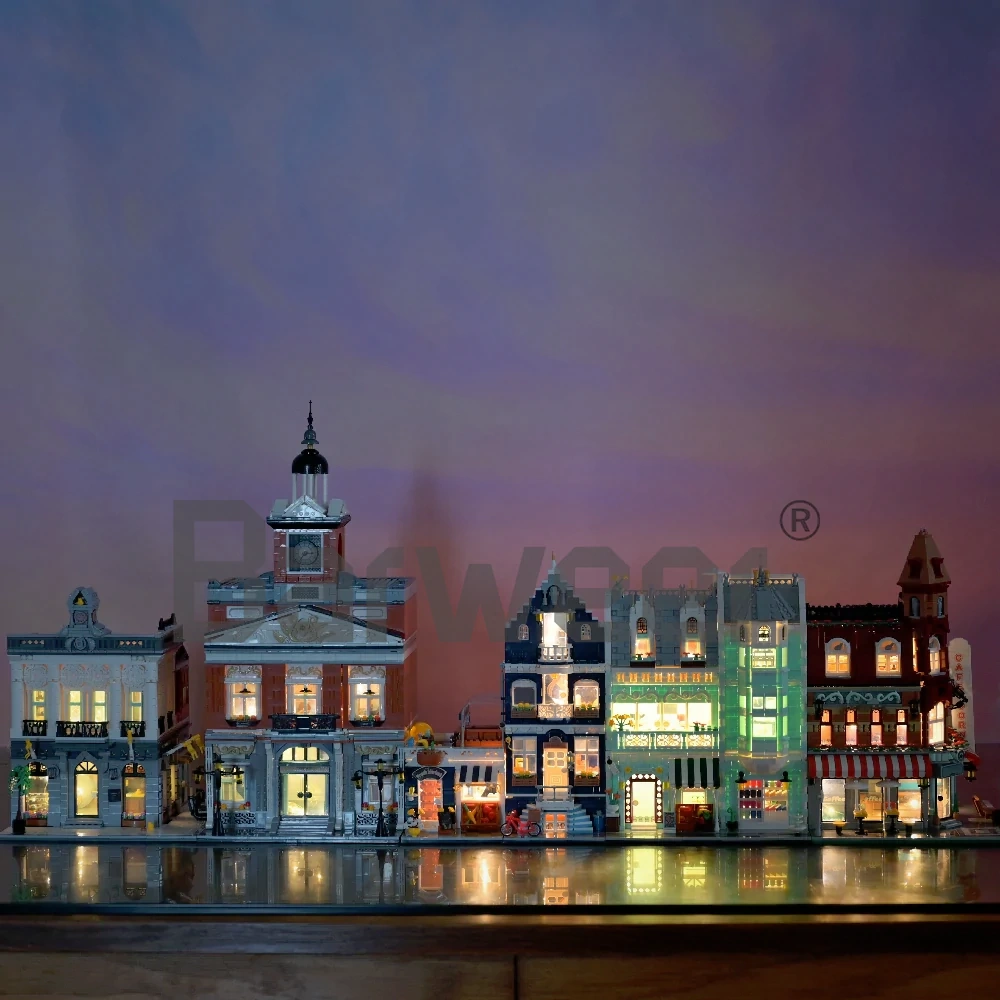 [Mini Micro Bricks] JiQing JQ10005 City Hall Modular Buildings