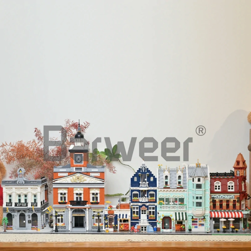 [Mini Micro Bricks] JiQing JQ10005 City Hall Modular Buildings