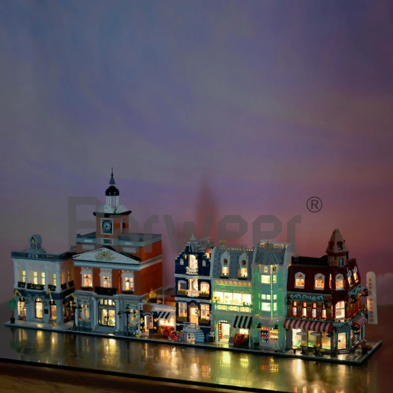 [Mini Micro Bricks] JiQing JQ10005 City Hall Modular Buildings