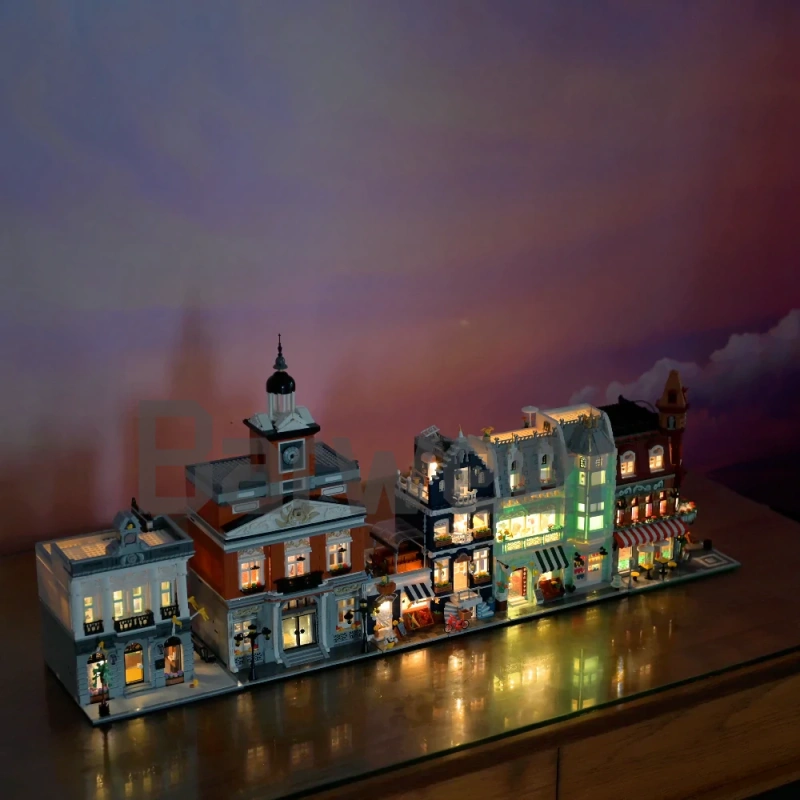 [Mini Micro Bricks] JiQing JQ10005 City Hall Modular Buildings