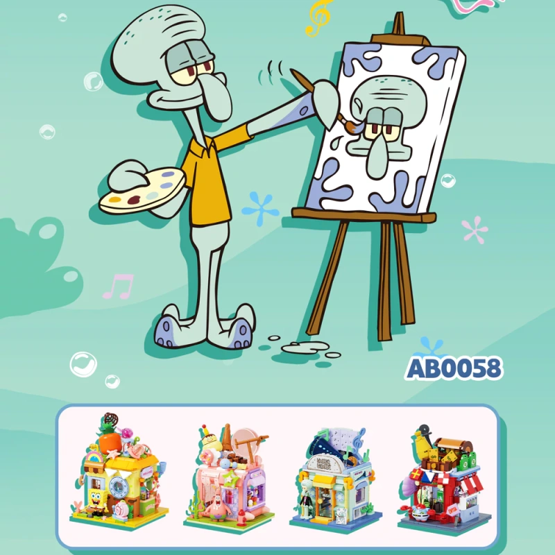 AREA-X SpongeBob SquarePants Funny Shop MINI Bikini Bottom Movie