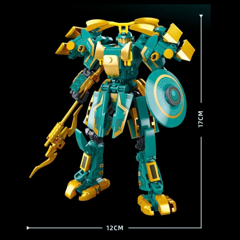 Sluban Classic of Mountains and Seas The Four Great Divine Beasts Mech Dual Form Chinese Culture