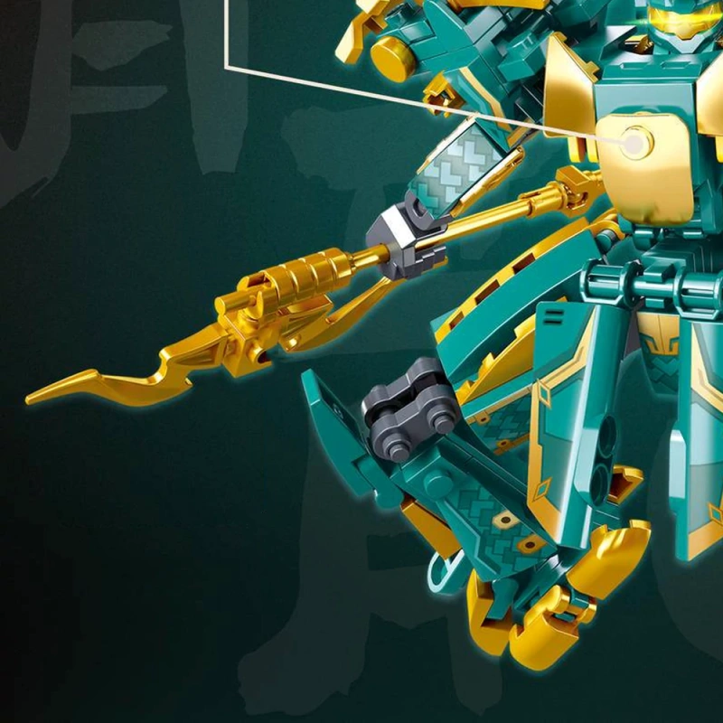 Sluban Classic of Mountains and Seas The Four Great Divine Beasts Mech Dual Form Chinese Culture