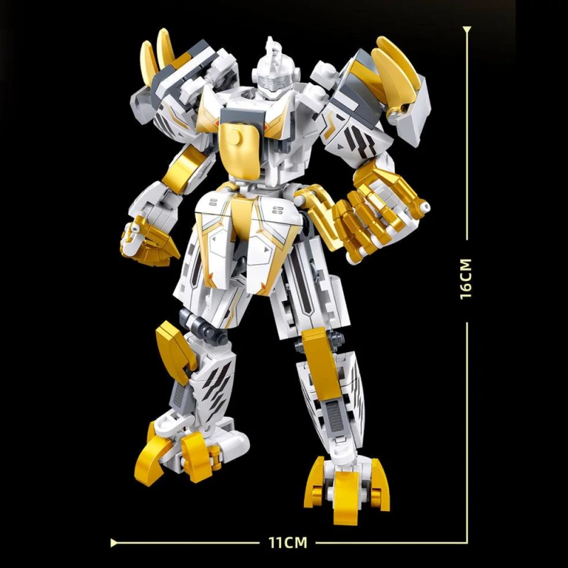 Sluban Classic of Mountains and Seas The Four Great Divine Beasts Mech Dual Form Chinese Culture
