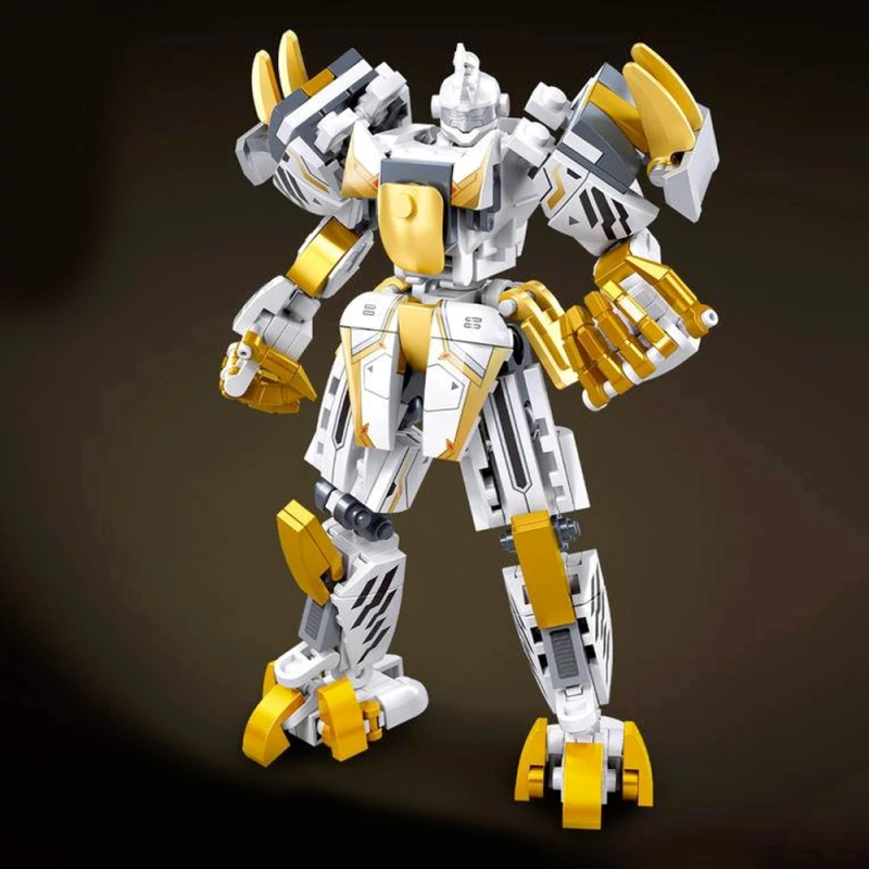 Sluban Classic of Mountains and Seas The Four Great Divine Beasts Mech Dual Form Chinese Culture