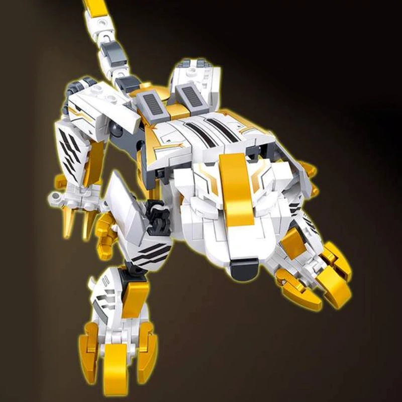 Sluban Classic of Mountains and Seas The Four Great Divine Beasts Mech Dual Form Chinese Culture