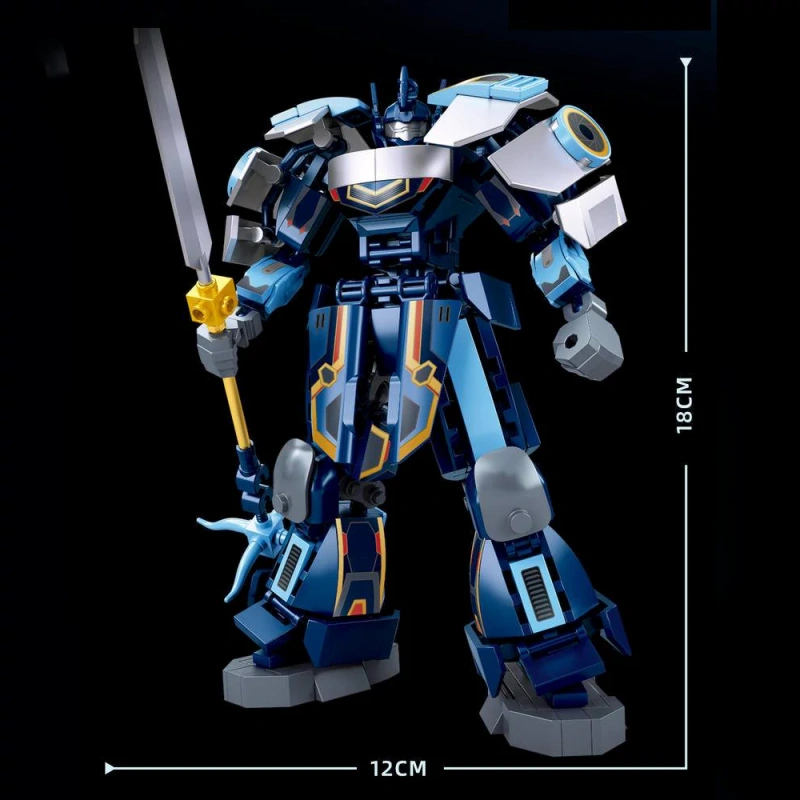 Sluban Classic of Mountains and Seas The Four Great Divine Beasts Mech Dual Form Chinese Culture