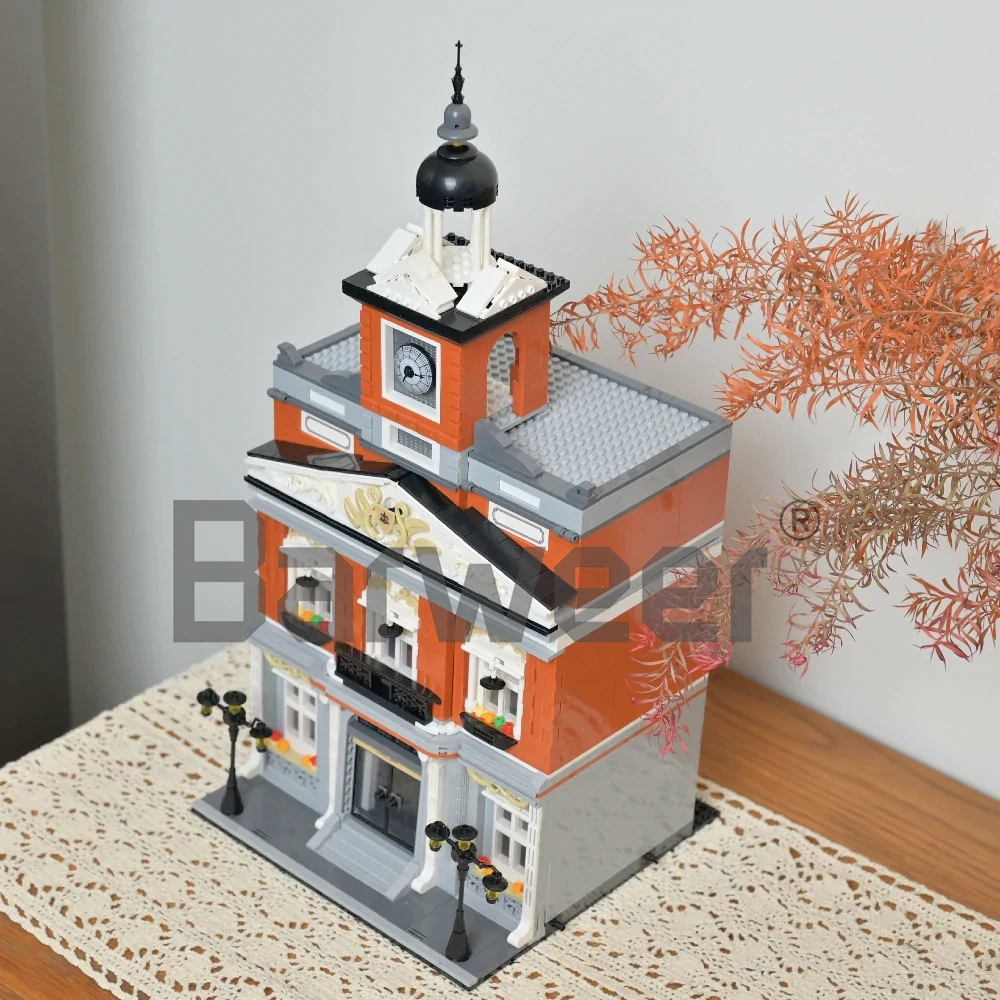 [Mini Micro Bricks] JiQing JQ10005 City Hall Modular Buildings