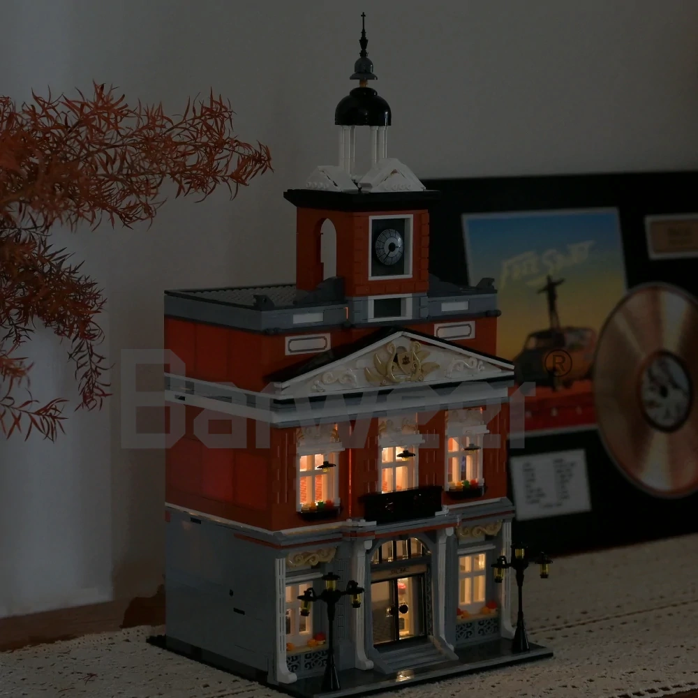 [Mini Micro Bricks] JiQing JQ10005 City Hall Modular Buildings