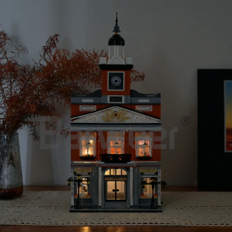 [Mini Micro Bricks] JiQing JQ10005 City Hall Modular Buildings