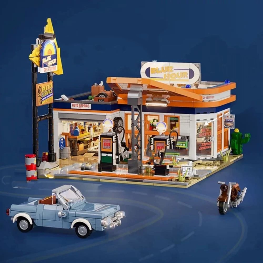 Funwhole 9065 Retro Gas Station Set