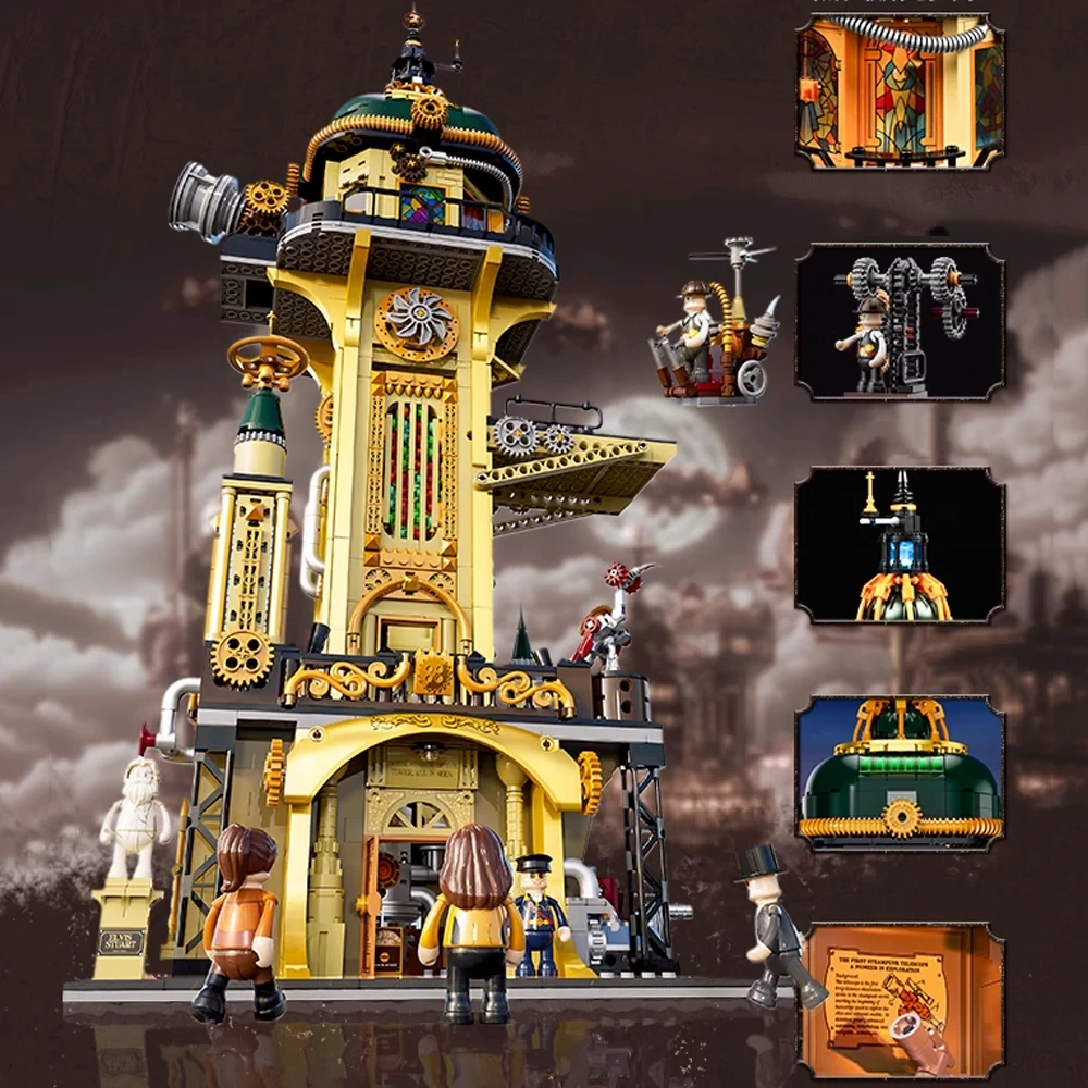 Funwhole F9070 Steampunk Observation Tower Modular Buildings