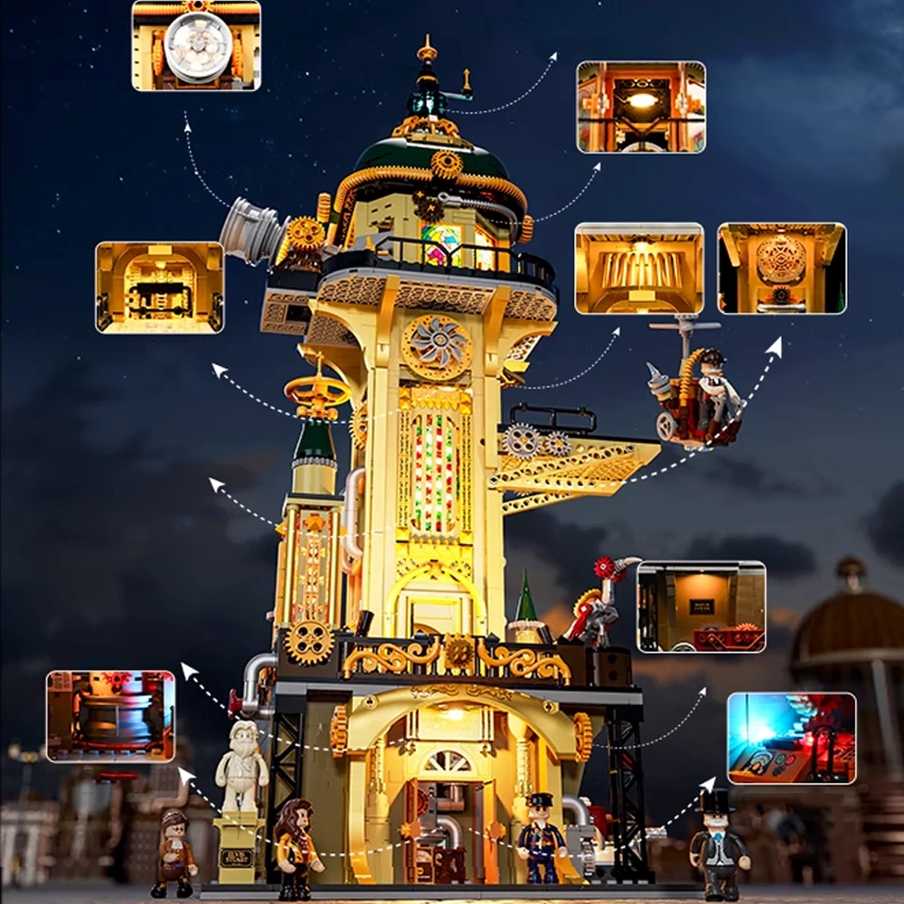 Funwhole F9070 Steampunk Observation Tower Modular Buildings