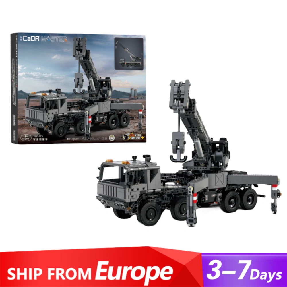 [Pre-sale] CaDA C61507 Military Rescue Vehicle Technic Europe Warehouse Express