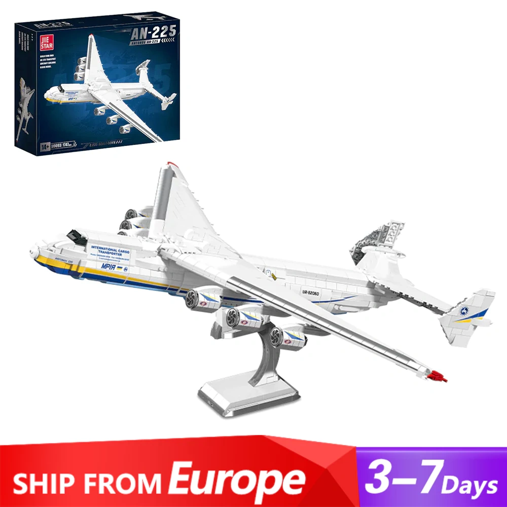 [Pre-sale] JIESTAR JJ9093 An-225 Large Transport Aircraft Technic Europe Warehouse Express
