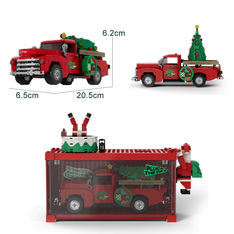 [Deal] PowerBlock PB8849 Christmas Limited Edition Truck 8-Wide 1:32 Scale Car Technic