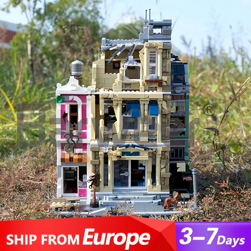 Studio MOC 66832 Apocalypse Police Station Modular Buildings Europe Warehouse Express