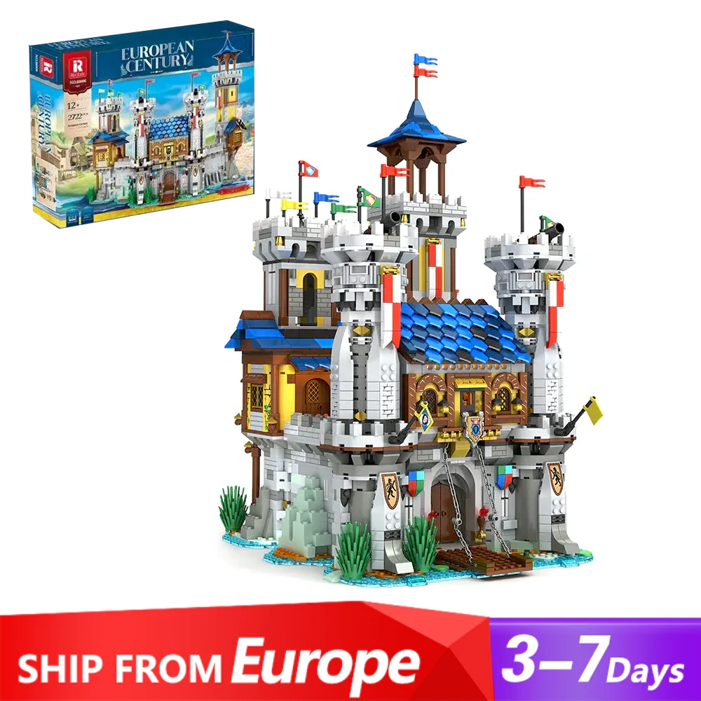 [Pre-sale] Reobrix 66006 Golden Lion Castle Medieval Castle Historical Europe Warehouse Express