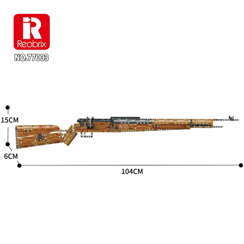 Reobrix 77003 Mauser Rifle Military