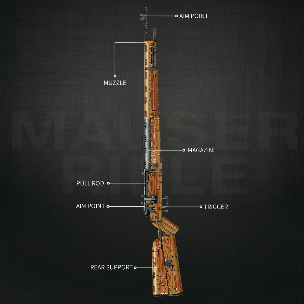 Reobrix 77003 Mauser Rifle Military