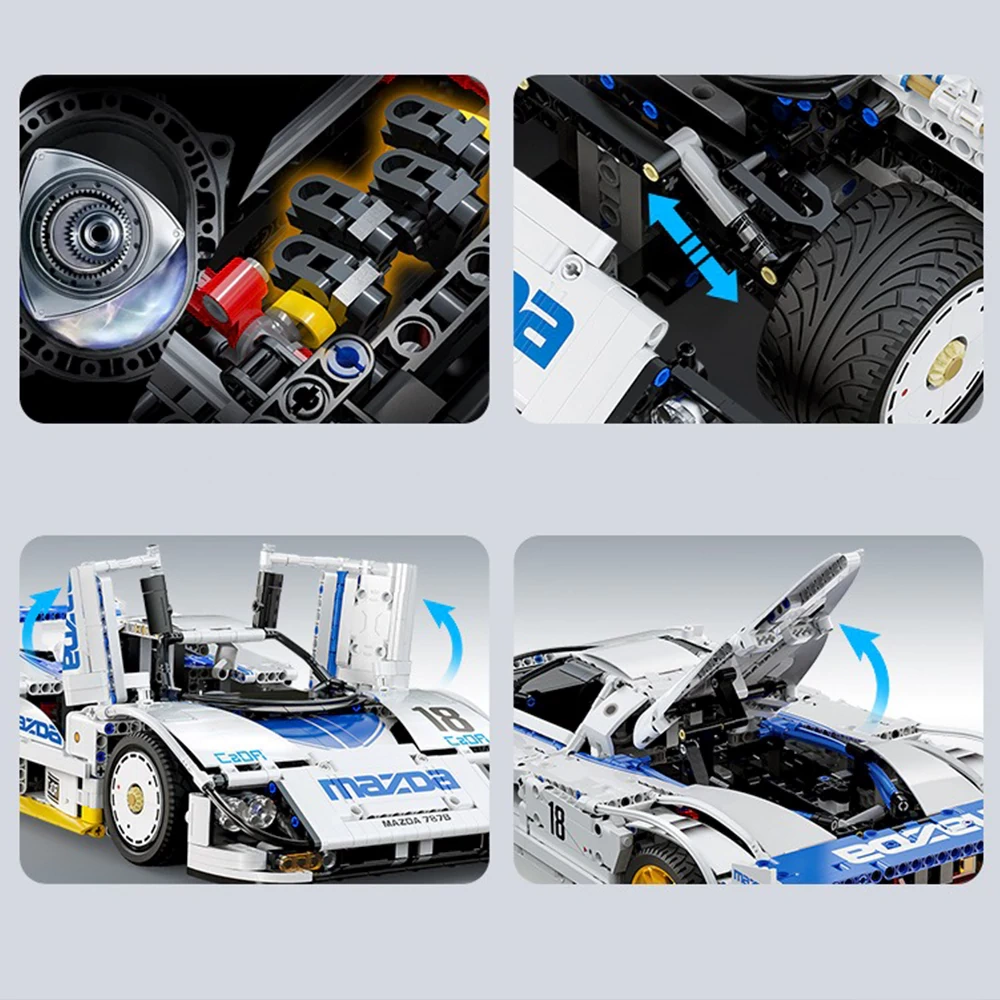 CaDA C63007 Mazda 787B 1:10 Technic