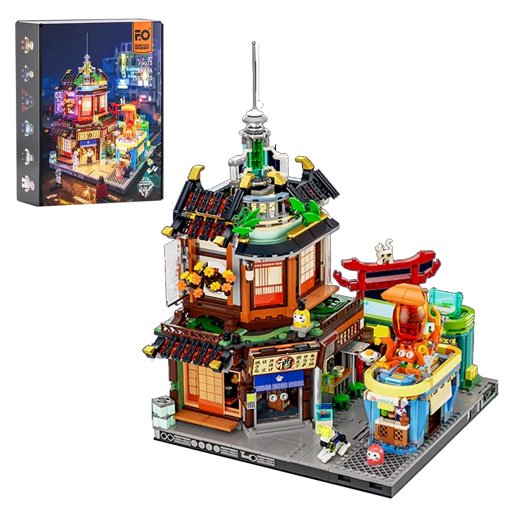 Funwhole F9073 CYBERPUNK NEONCITY IZAKAYA Modular Buildings