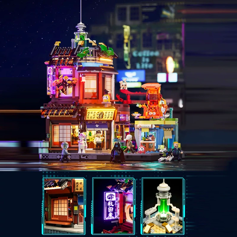 Funwhole Neoncity Izakaya Steampunk Set
