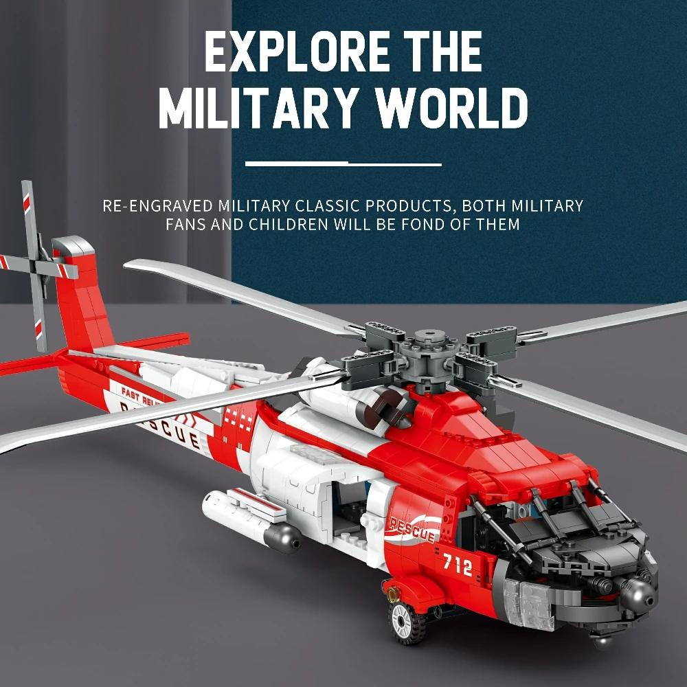 Reobrix 33026 HH-60J Rescue Aircraft Military