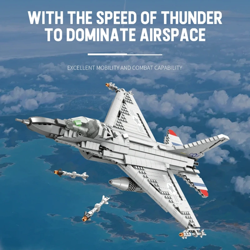 Reobrix 33027 F-16 Fighting Falcon Military