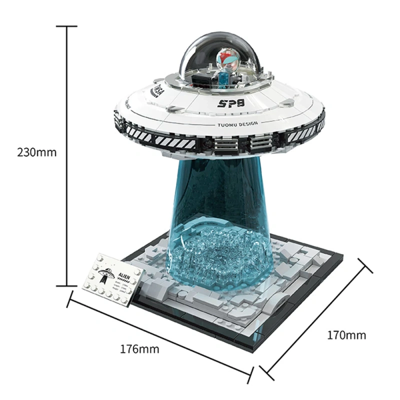 TUOMU T3012 Space Explanation：Space UFO Spacecraft Technic