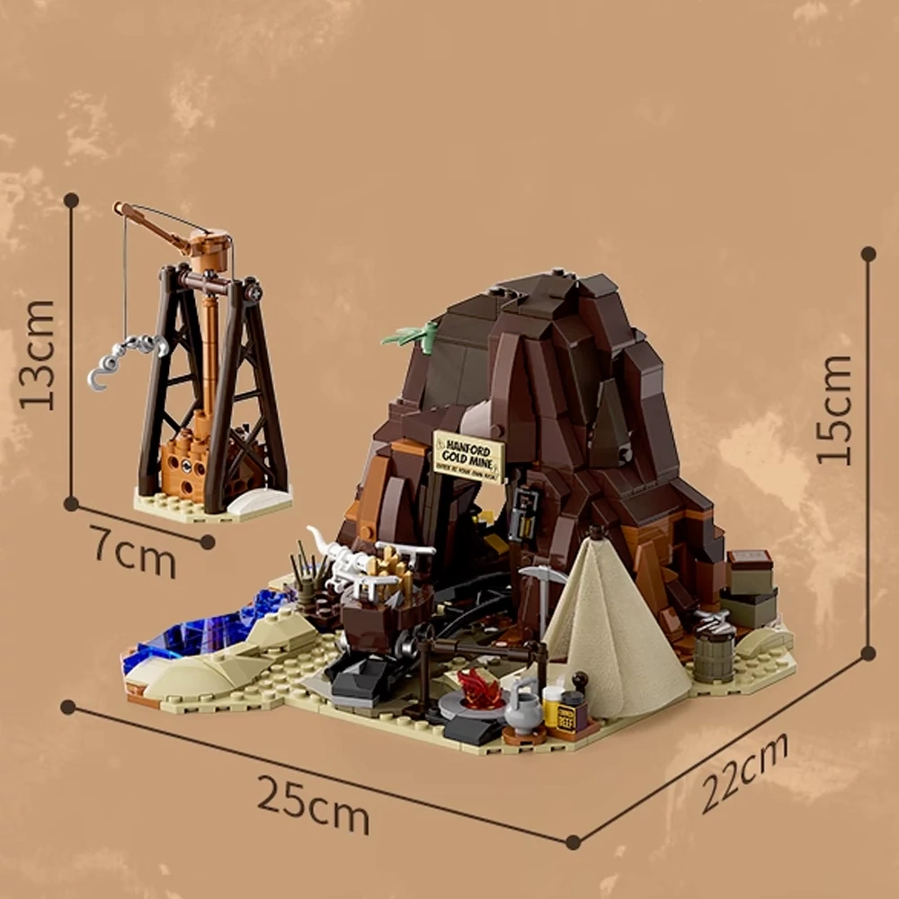 FunWhole F9077 The Old West Mine Camp Historical