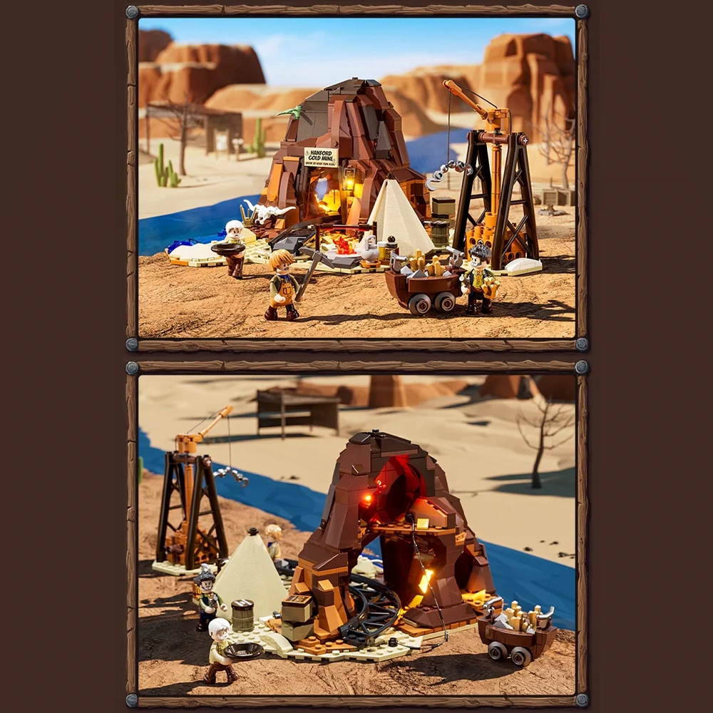 FunWhole F9077 The Old West Mine Camp Historical