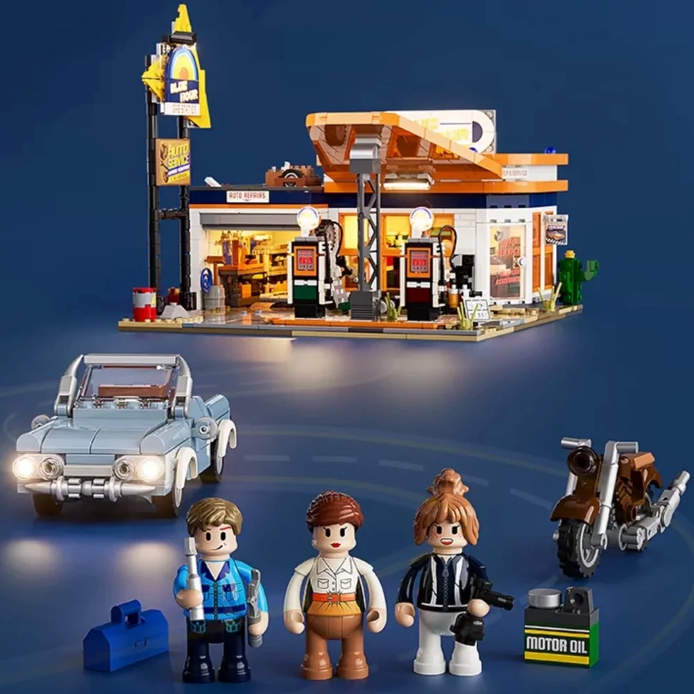 I/O 9ぷぅ 全員 コンプ フルセット Funwhole F9065 Highway Gas Station Modular Buildings Europe
