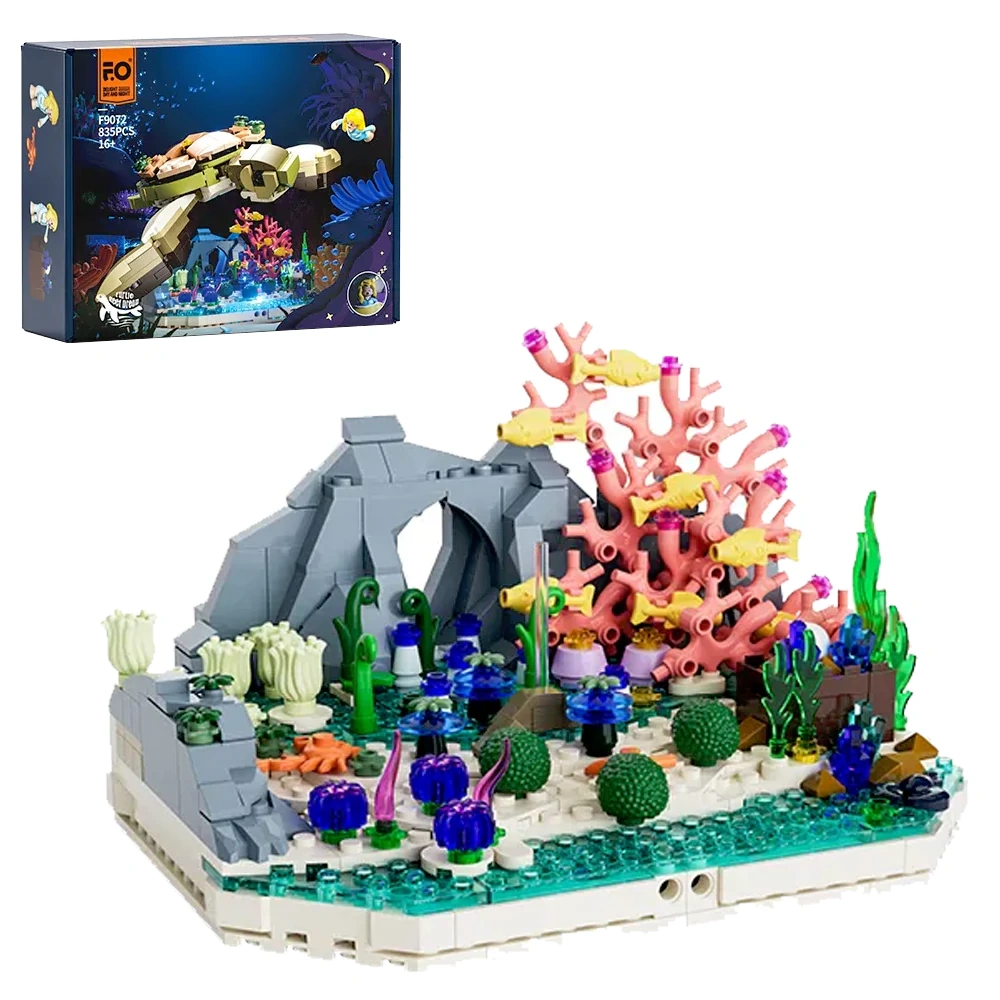 Funwhole F9072 Turtle Coral Dream Travel Notes Creator Expert