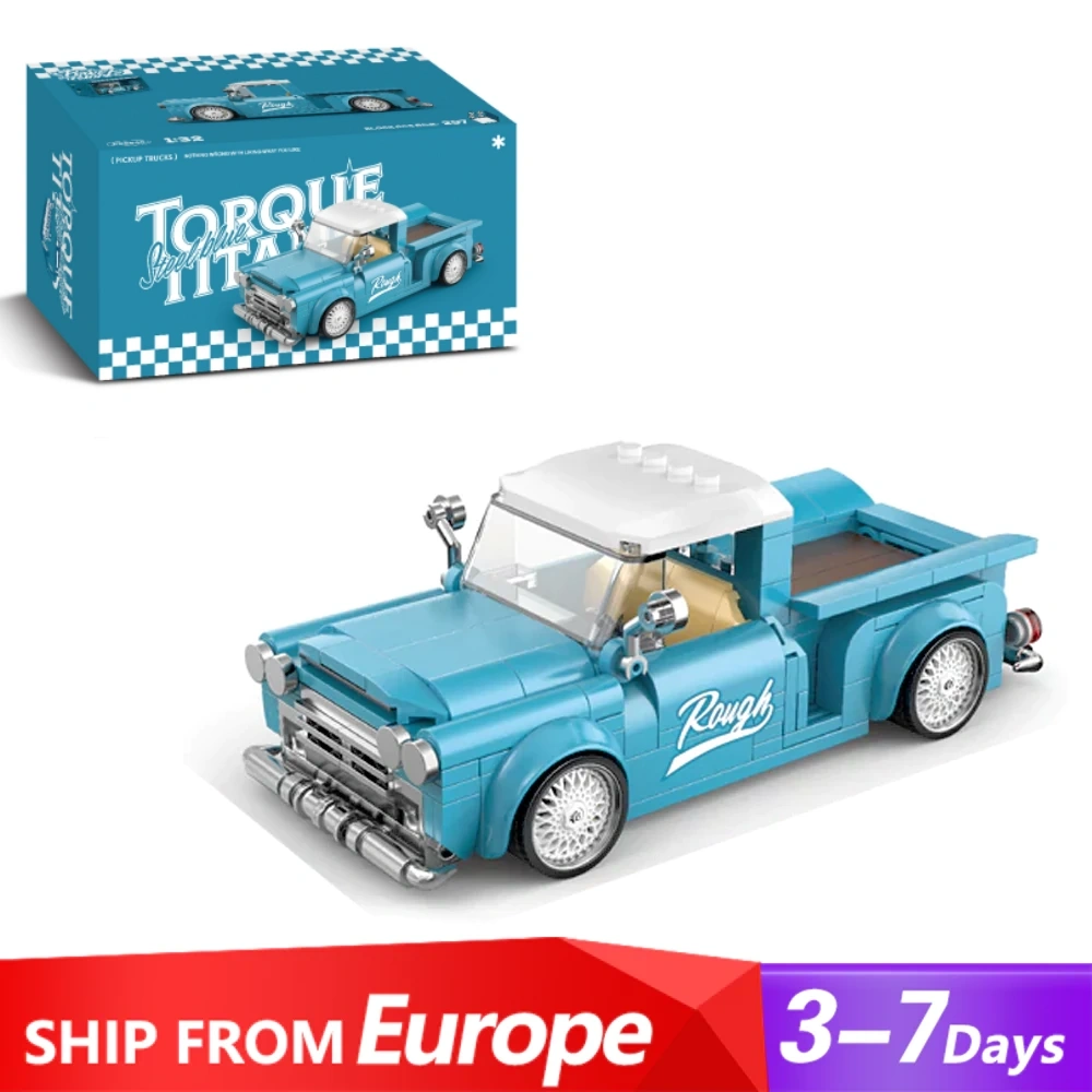 [Pre-sale] PowerBlock PB8840 Pickup Trucks Sea Breeze Knight 8-Wide 1:32 Scale Car Technic