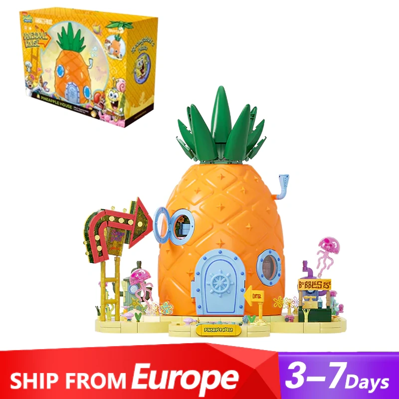 Area-X AB0032 Pineapple House Flagship Edition SpongeBob SquarePants Movie Europe Warehouse Express