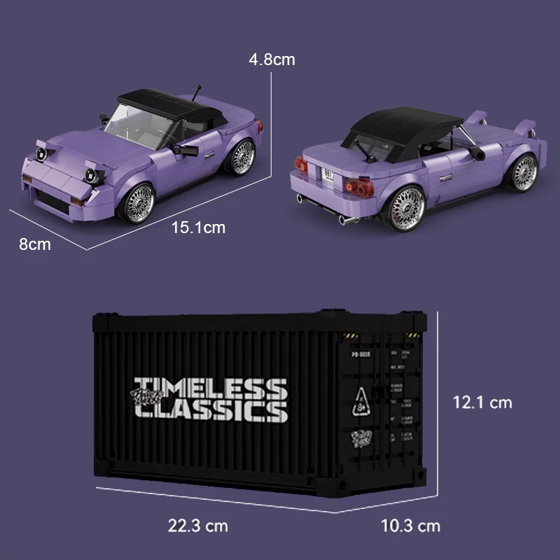 [Pre-sale] PowerBlock PB8817 Mazda MX-5 1:32 8-Wide 1:32 Scale Car Technic Europe Warehouse Express