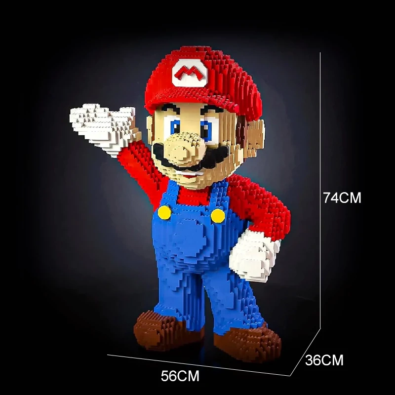 Build Super Mario Bros Block with Brick Toys
