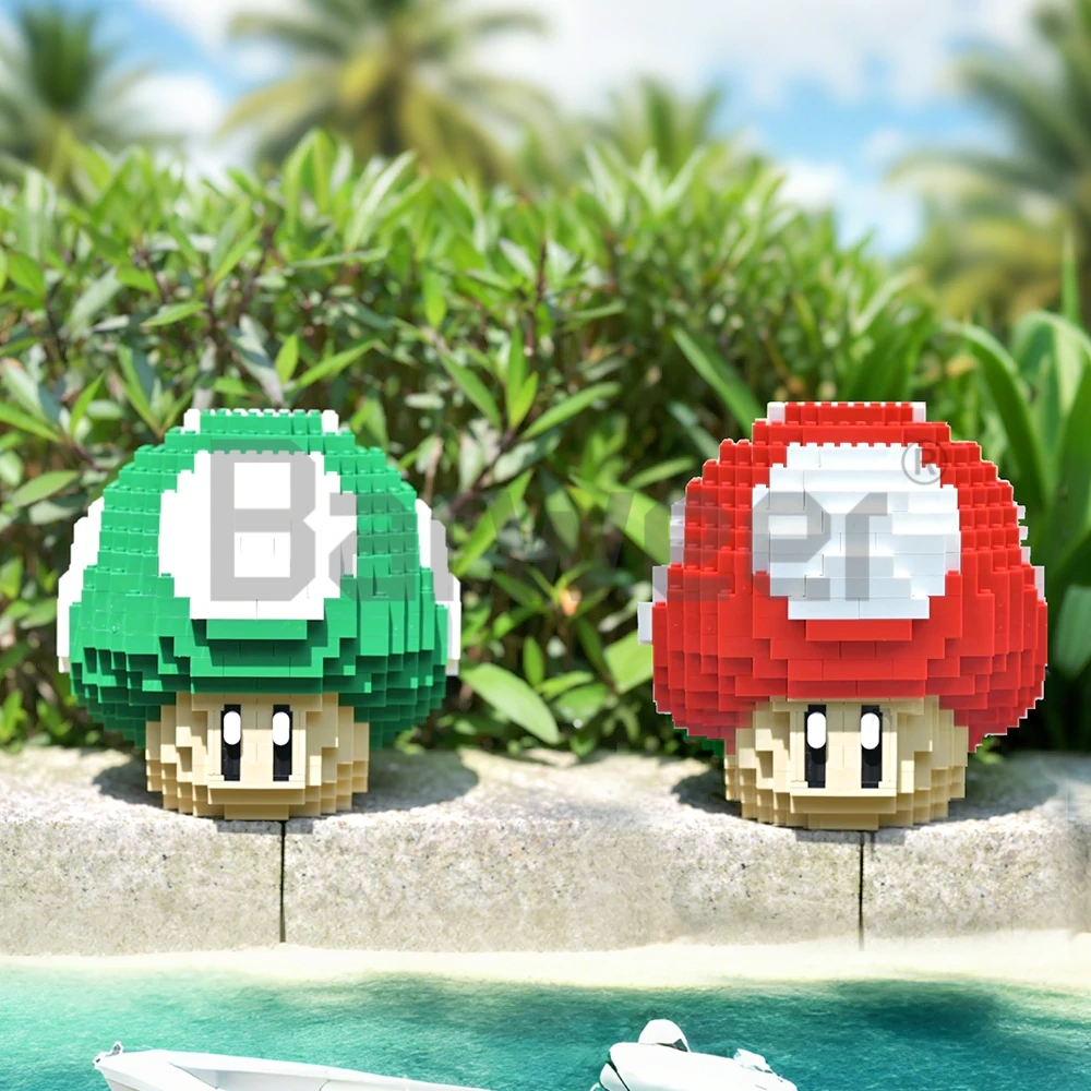 Studio MOC 0000010-11 Super Mario Bros Mushroom Game