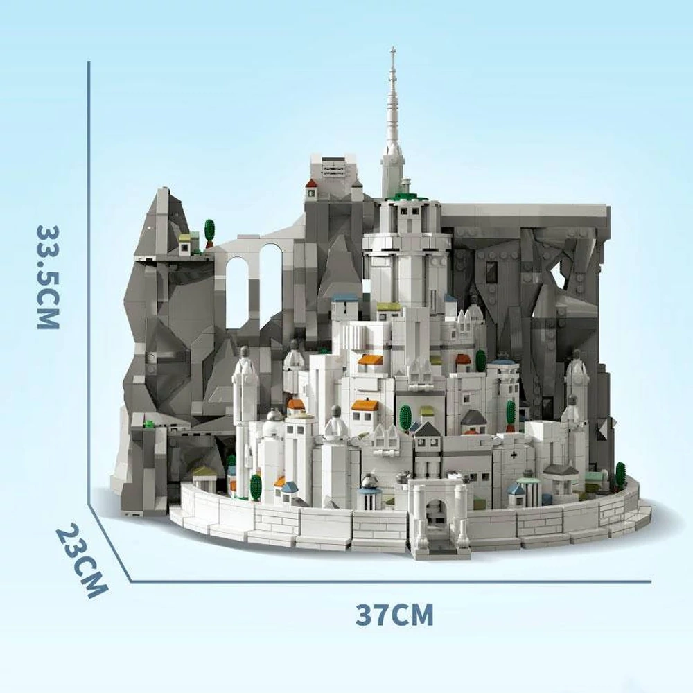 ord of the Rings Minas Tirith LEGO Display Set