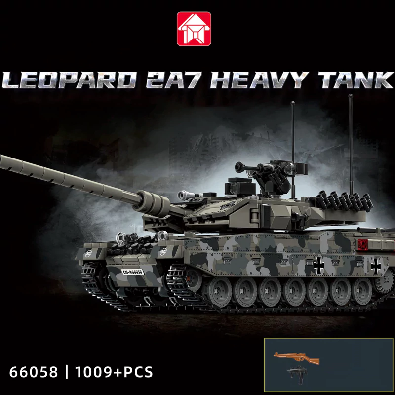 LeYi 66058 LEOPARD 2A7 HEAVY TANK Military