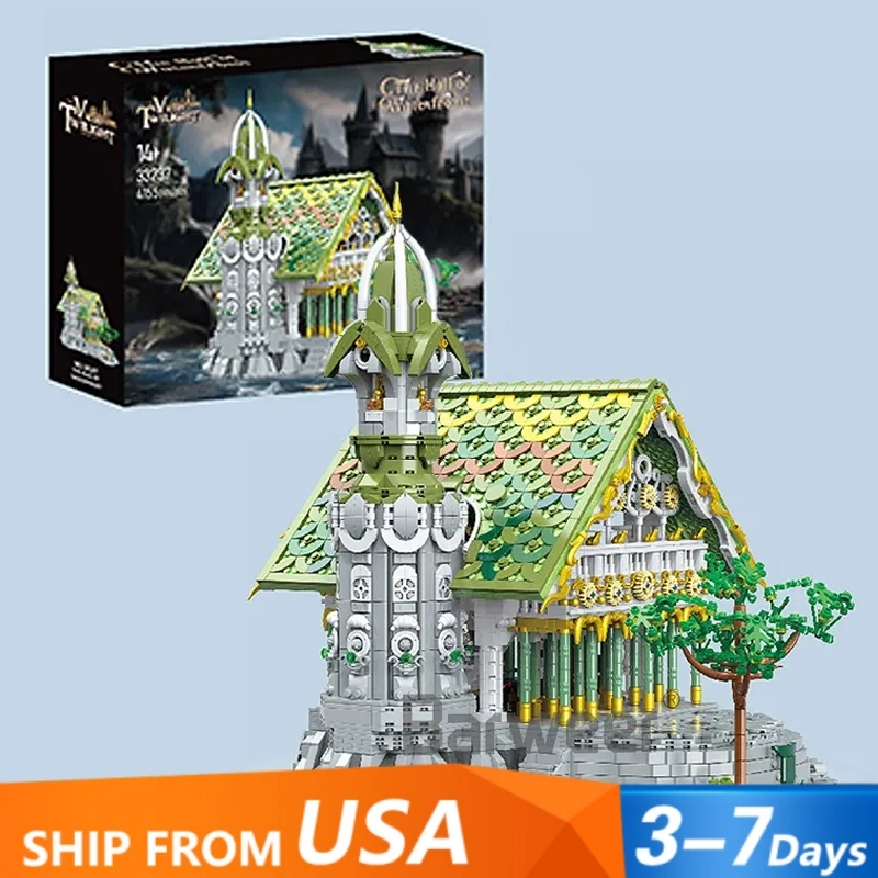 [Pre-sale] BAKA 33237 The Hall Of Waterfront The Lord of the Rings Movie US Warehouse Express